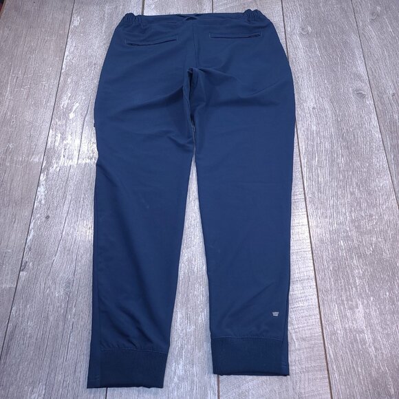 Mack Weldon Pants Mens Medium Blue Radius Flex Joggers Performance Stretch - Picture 3 of 8